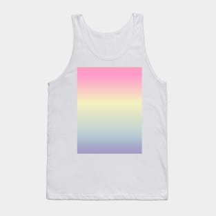 preppy girly fashion purple pink yellow ombre pastel colors Tank Top